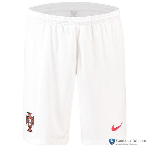 Pantalones Portugal Segunda equipo 2018 Blanco